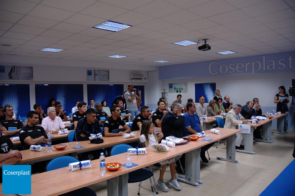 Conferenza stampa squadra Coserplast Pallavolo Matera del 07/10/2011