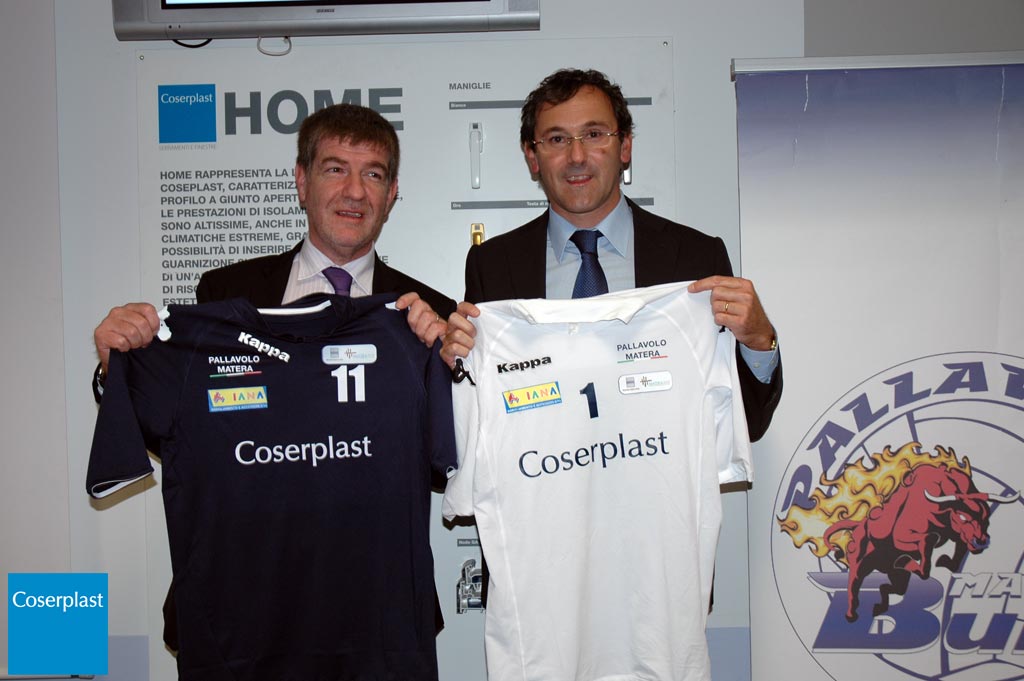 Conferenza stampa squadra Coserplast Pallavolo Matera del 07/10/2011